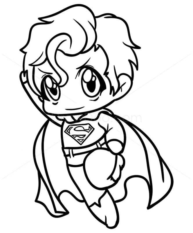 Superman coloring pages