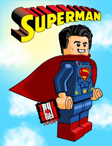 Superman coloring page