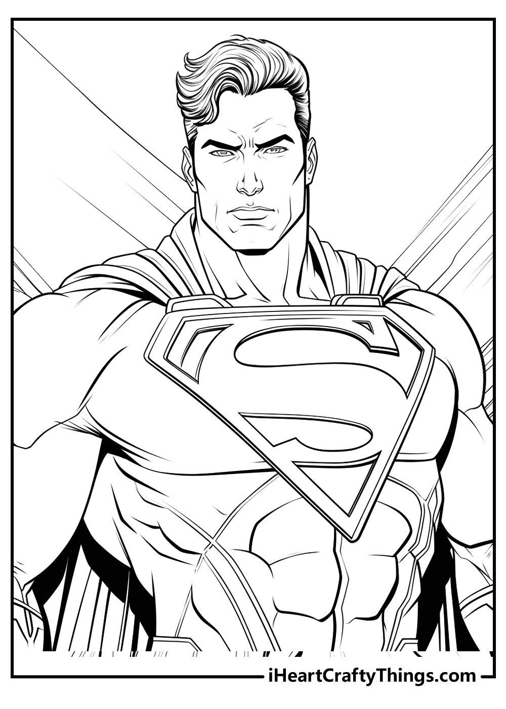 Superman coloring pages free printables