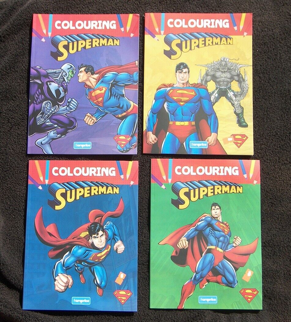 Coloring book copy colouring superman lex luthor doomsday braniac general zod