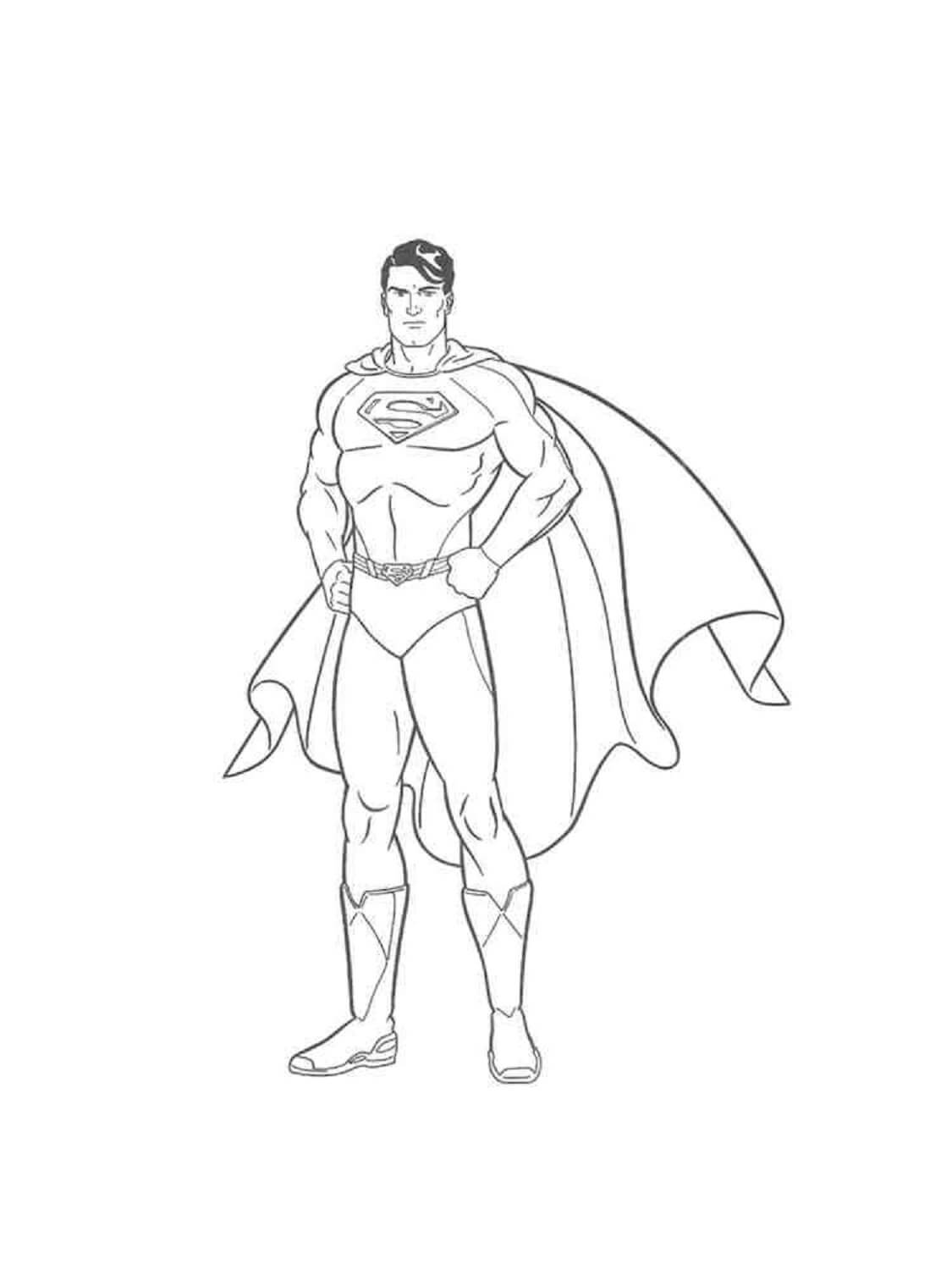 Superman coloring pages