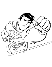 Superman coloring pages to print