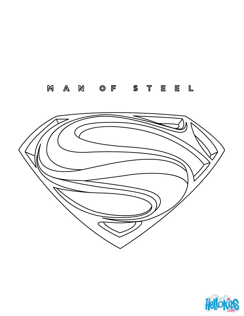 Superman coloring pages