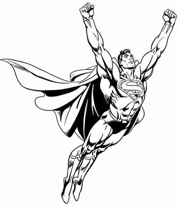 Best superman coloring pages for kids