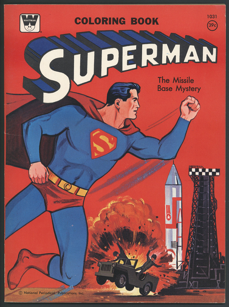 Coloring book superman the misle base mystery national museum of american history