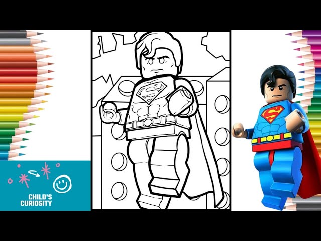 How to coloring lego superan lego superan