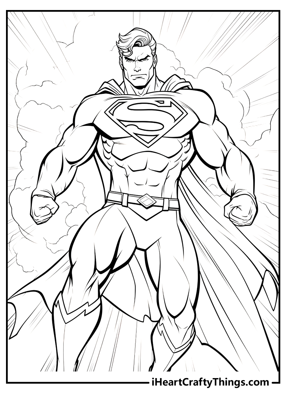 Superman coloring pages free printables