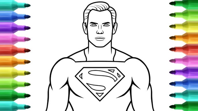 New superan lifts a car coloring pages superheroes coloring and drawing