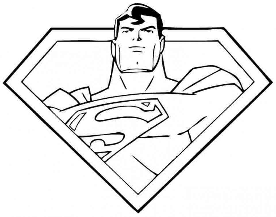 Coloring pages free superman coloring pages to print