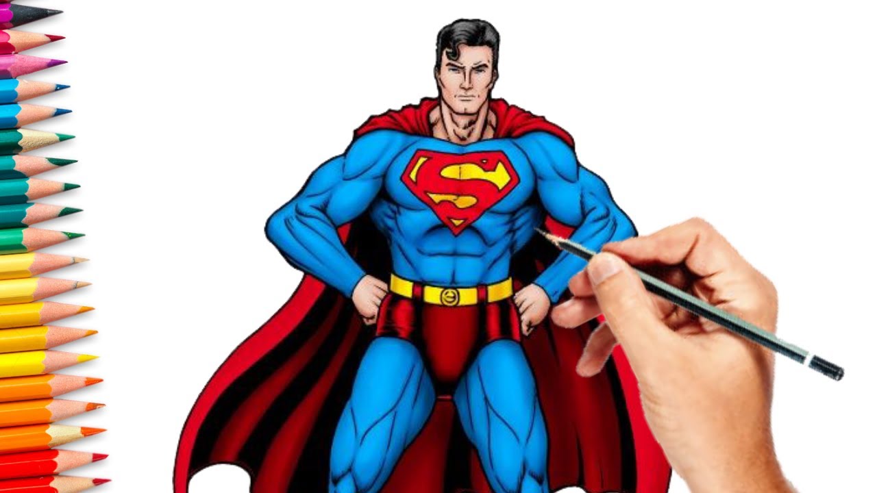 Superan drawing step by step how to draw superan easy