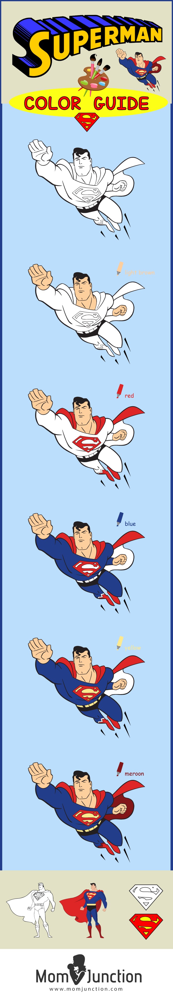 Superman papercraft top free printable superman loring pages line