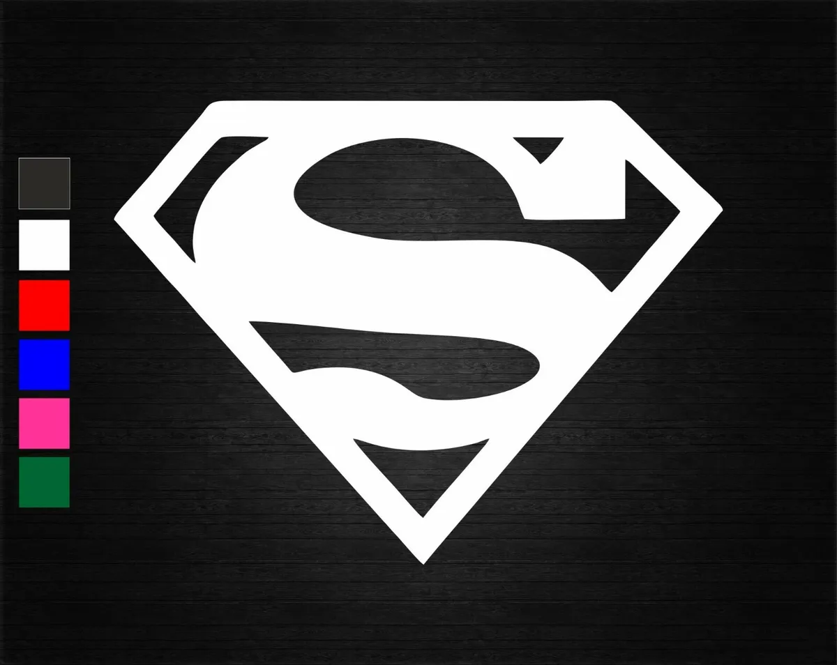 Superman logo vinyl decal sticker crafts carvanwalldoorlaptoptabletwindow