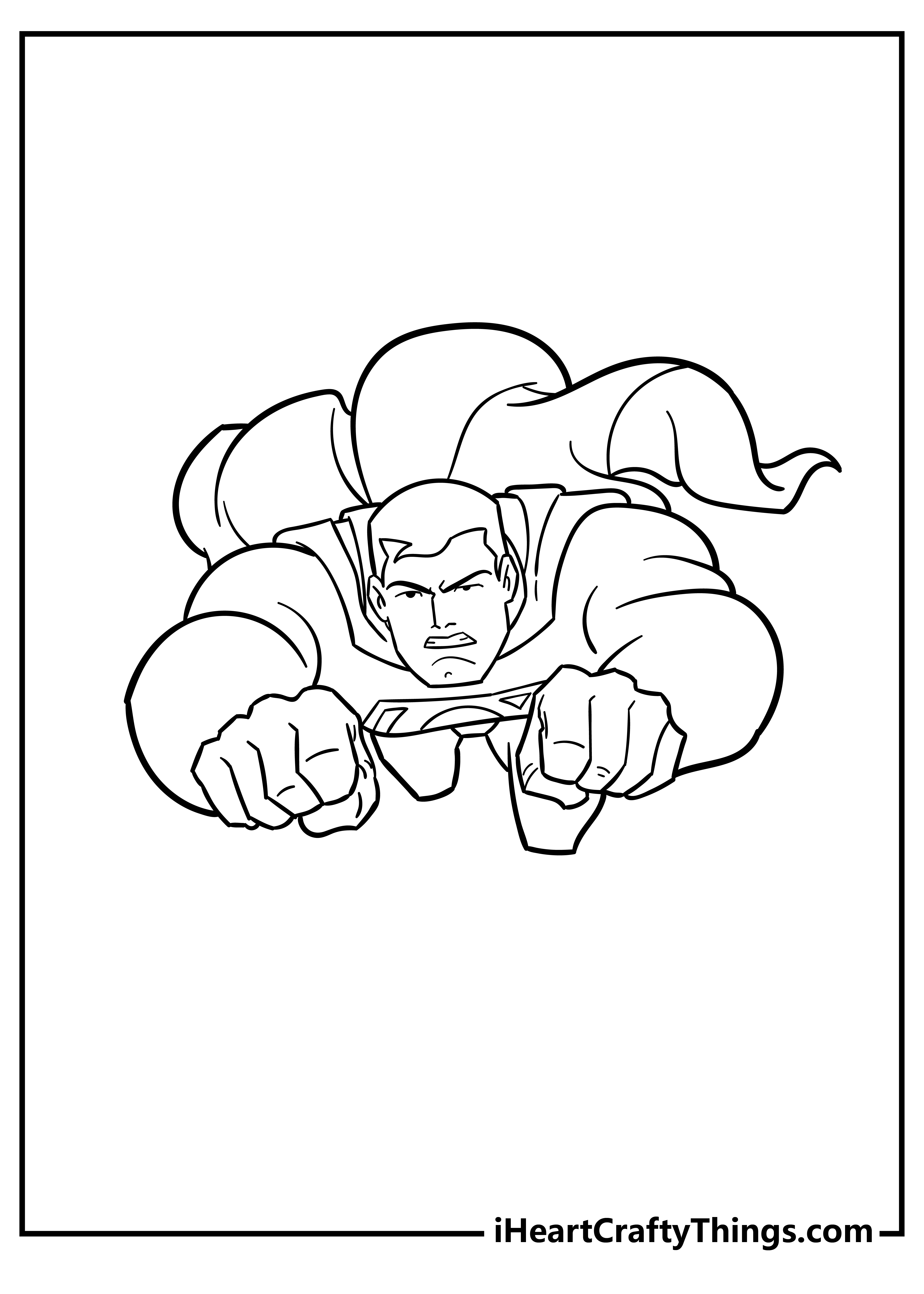 Superman coloring pages free printables