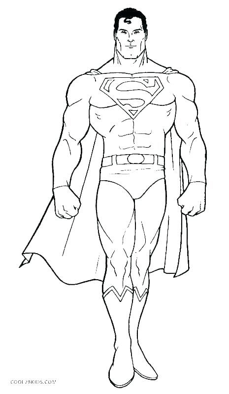 Printable superman coloring pages pdf idea