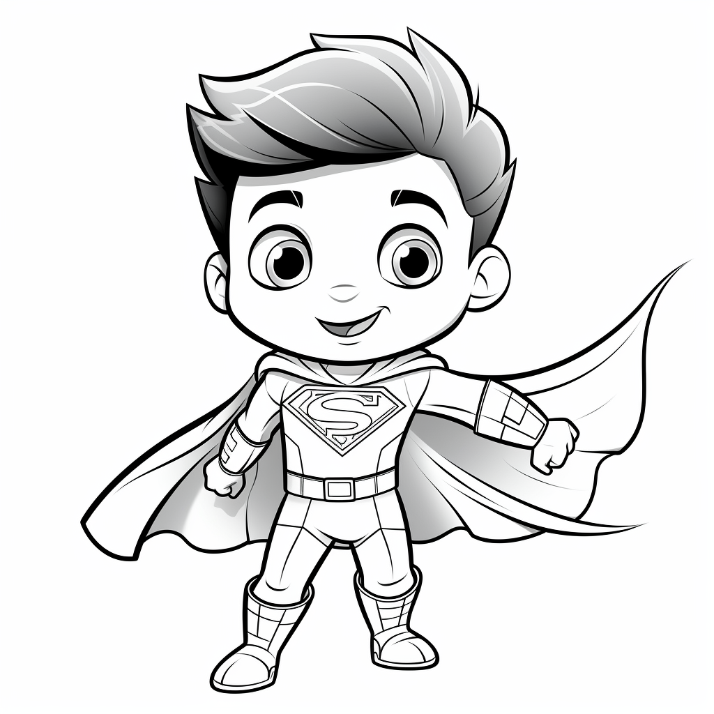 Superman coloring pages