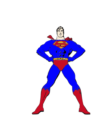 Superman coloring pages for kids to color and print