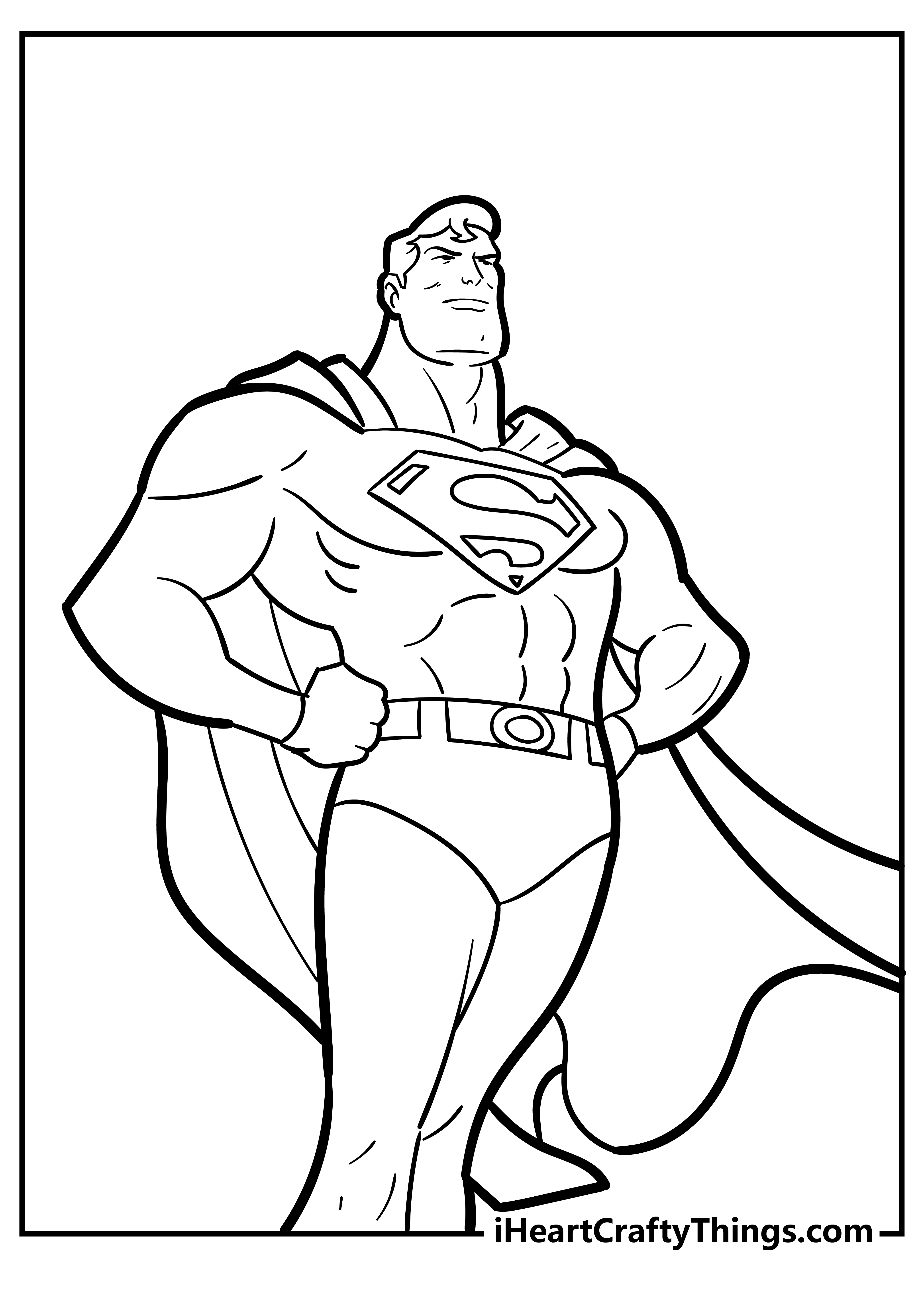 Superman coloring pages free printables