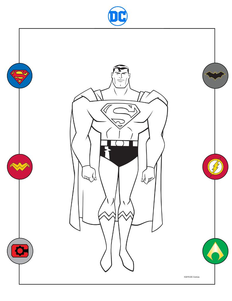 Dc kids on x its the dckids activity of the day ðð up in the sky its a bird its a plane its superman printable coloring pages ðâï httpstcoaoipue x