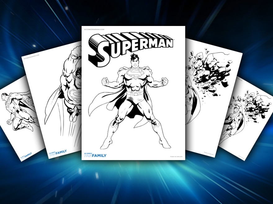 Themed printables superman