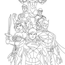 Superman coloring pages