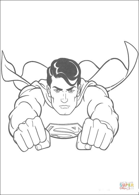 Superman returns coloring page free printable coloring pages