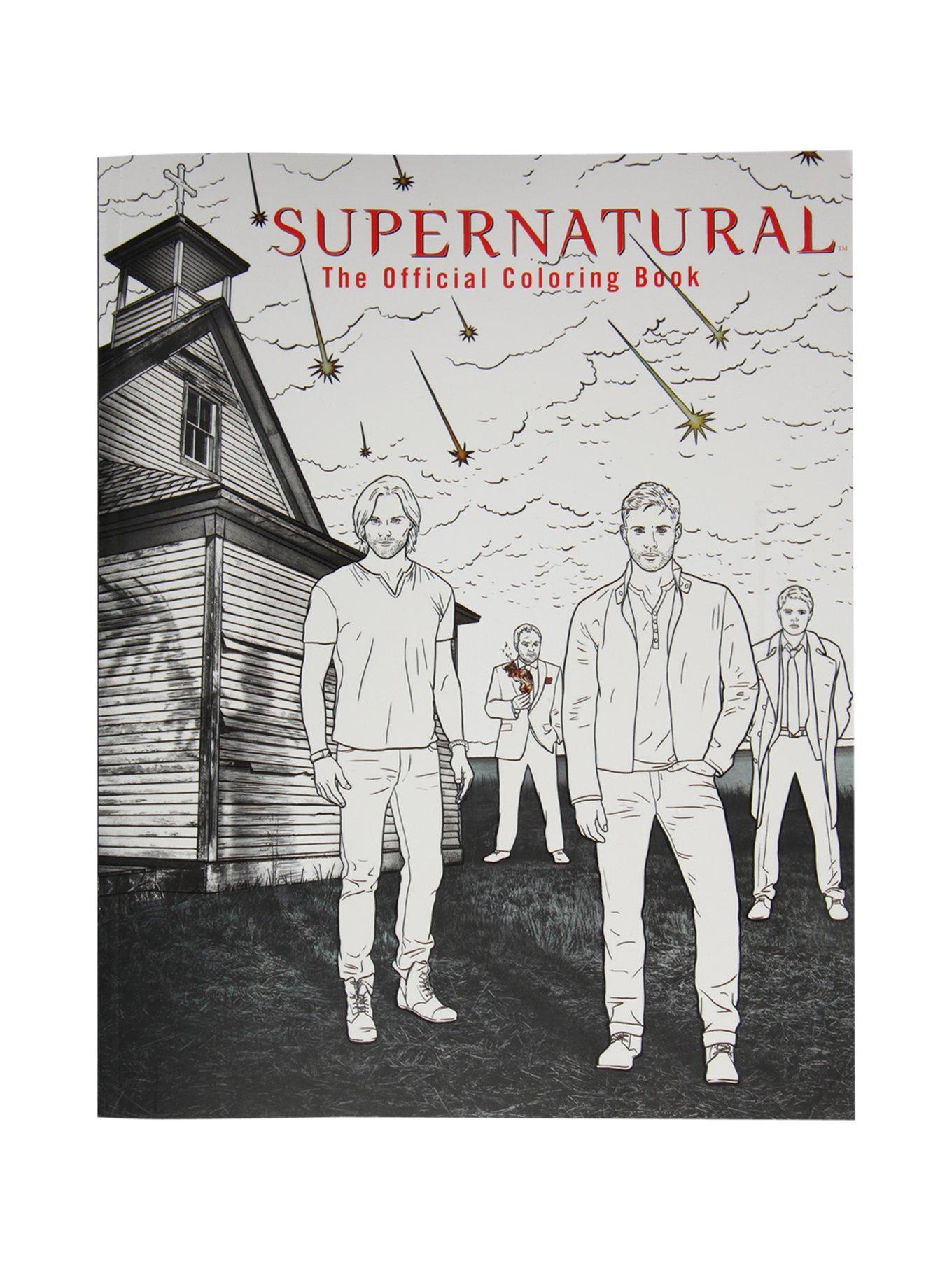 Supernatural coloring book hot topic