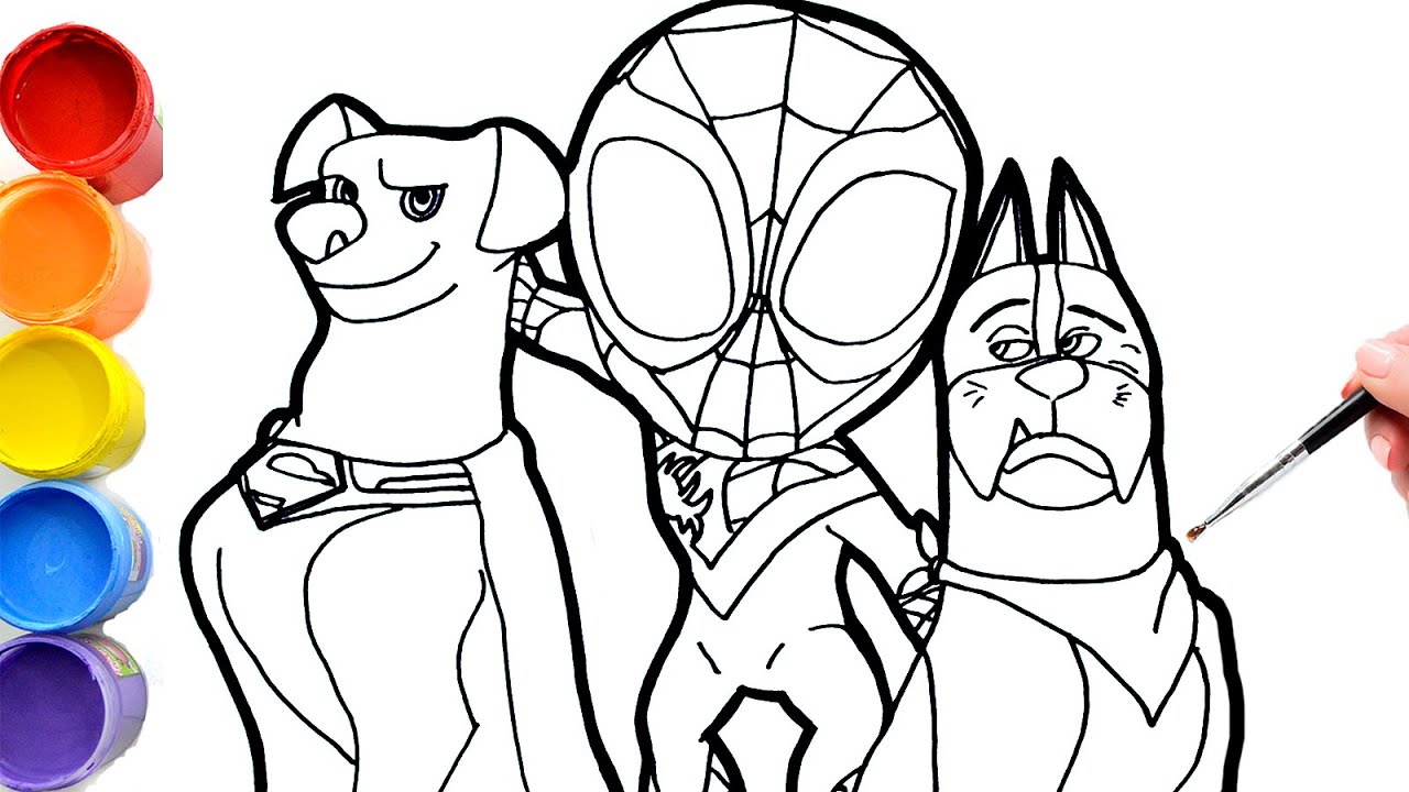 Ððhow to draw marvels spidey and his amazing friends with dc league of super