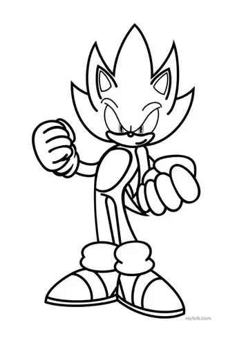 Sonic coloring pages