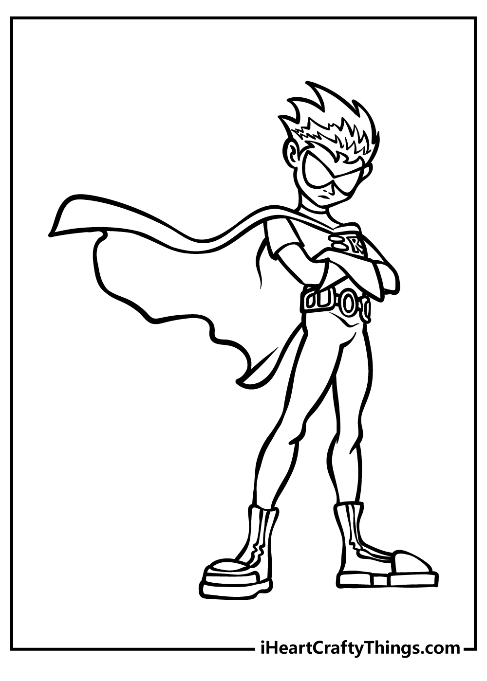 Superhero coloring pages free printables