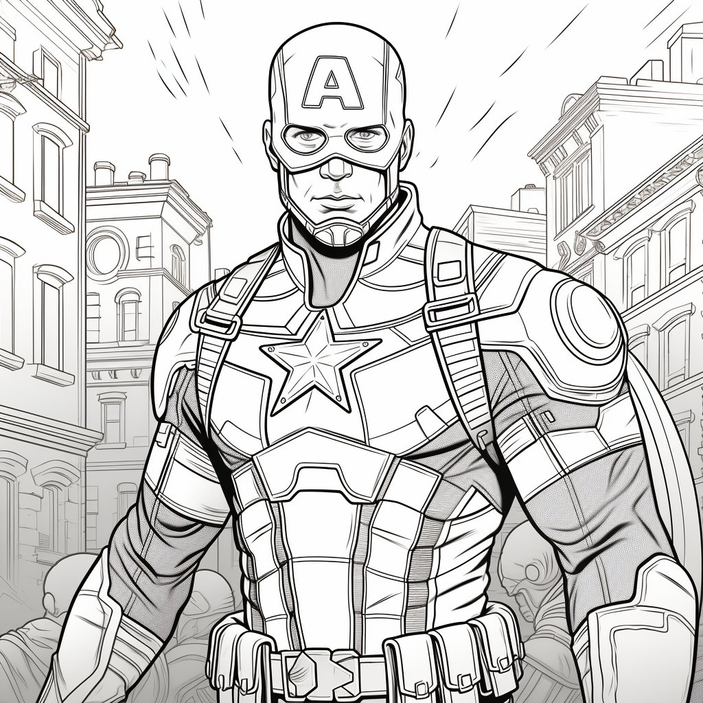 Superhero supervillain coloring pages high