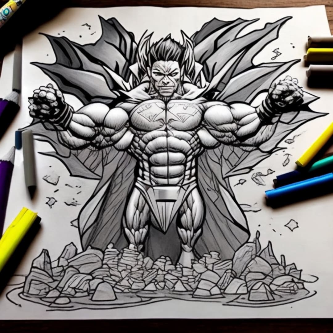 Super villains coloring sheets collection sheets