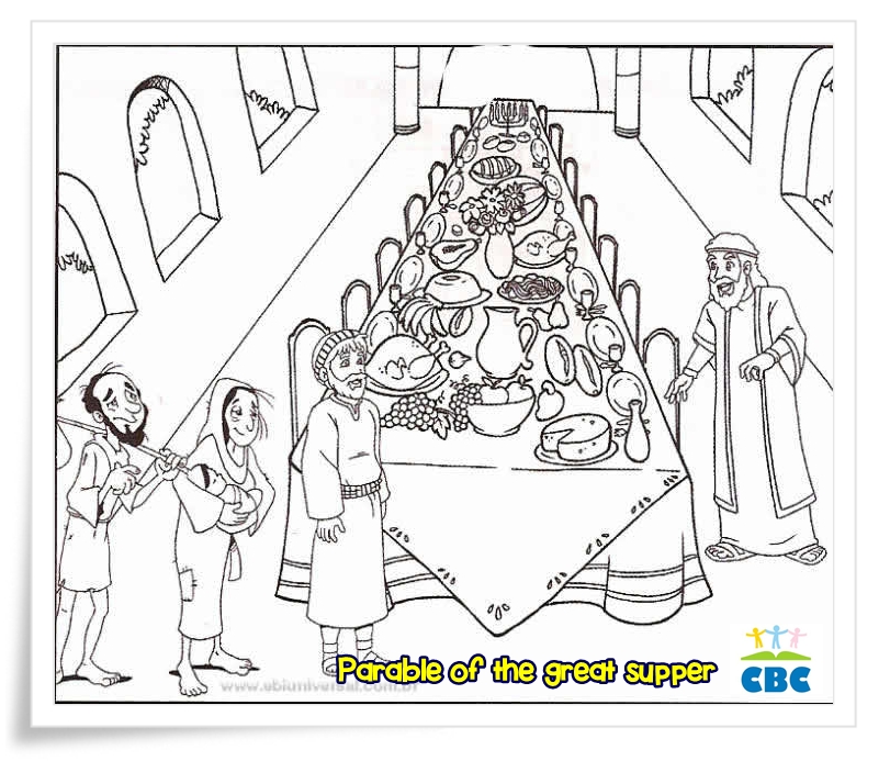 Parables of jesus coloring pages