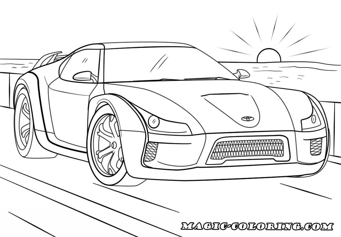 Toyota supra coloring page ausmalbilder ausmalen dont forget