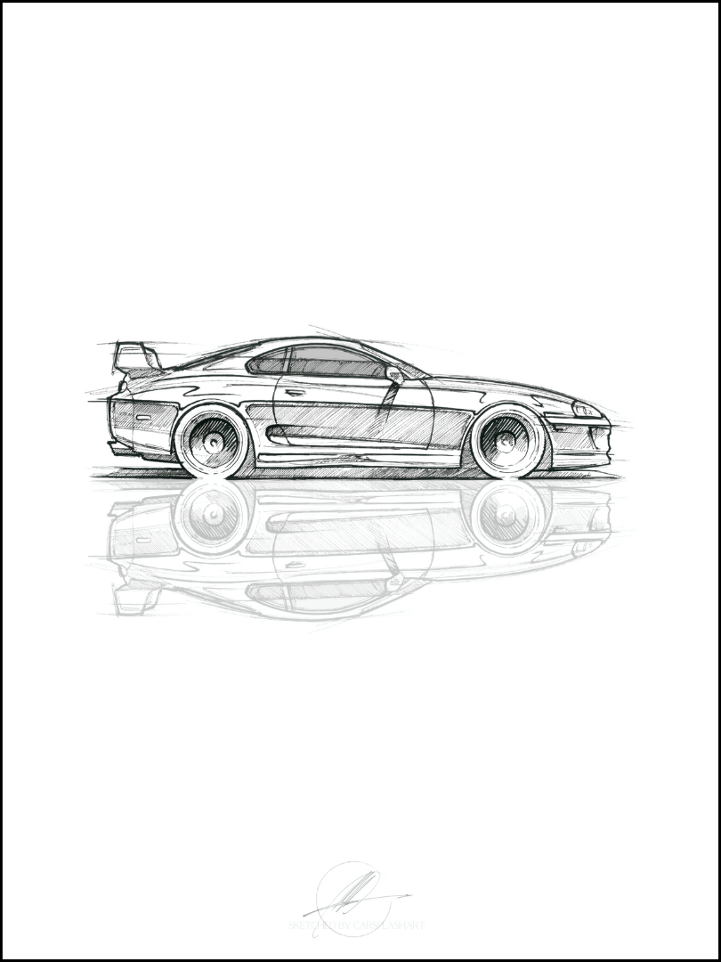 Supra side sketch one of colours