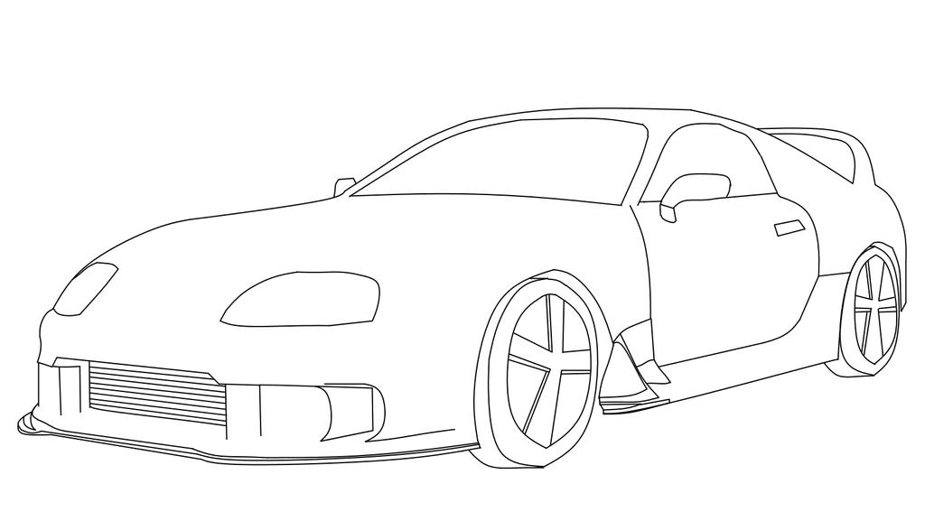 Toyota supra mk template by kdexd on