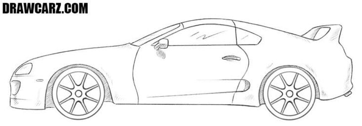 How to draw a toyota supra toyota supra toyota supra mk supra