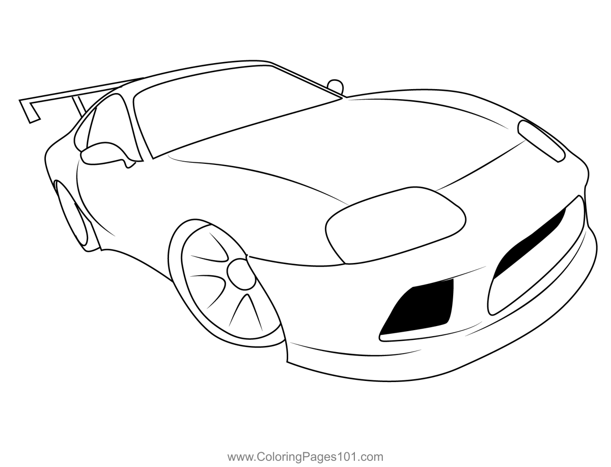 Toyota supra detail coloring page toyota supra toyota supra mk toyota