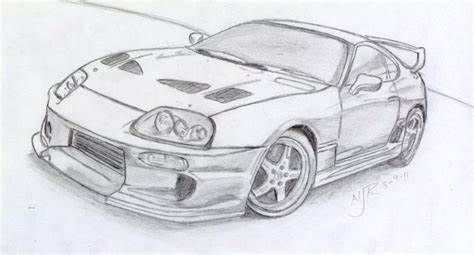 Toyota supra coloring pages