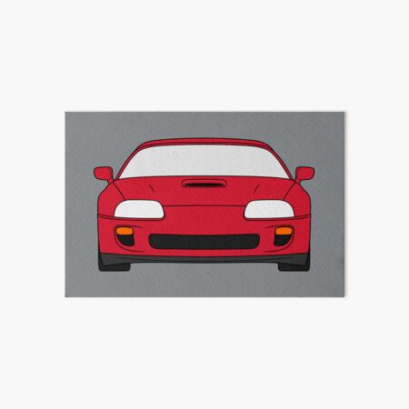 Toyota supra mk anthracite color art board print for sale by edimdesign