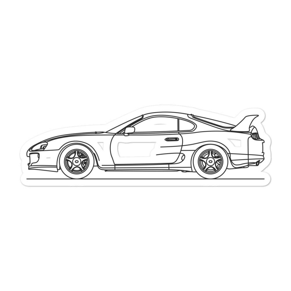 Toyota supra a sticker â artlines design