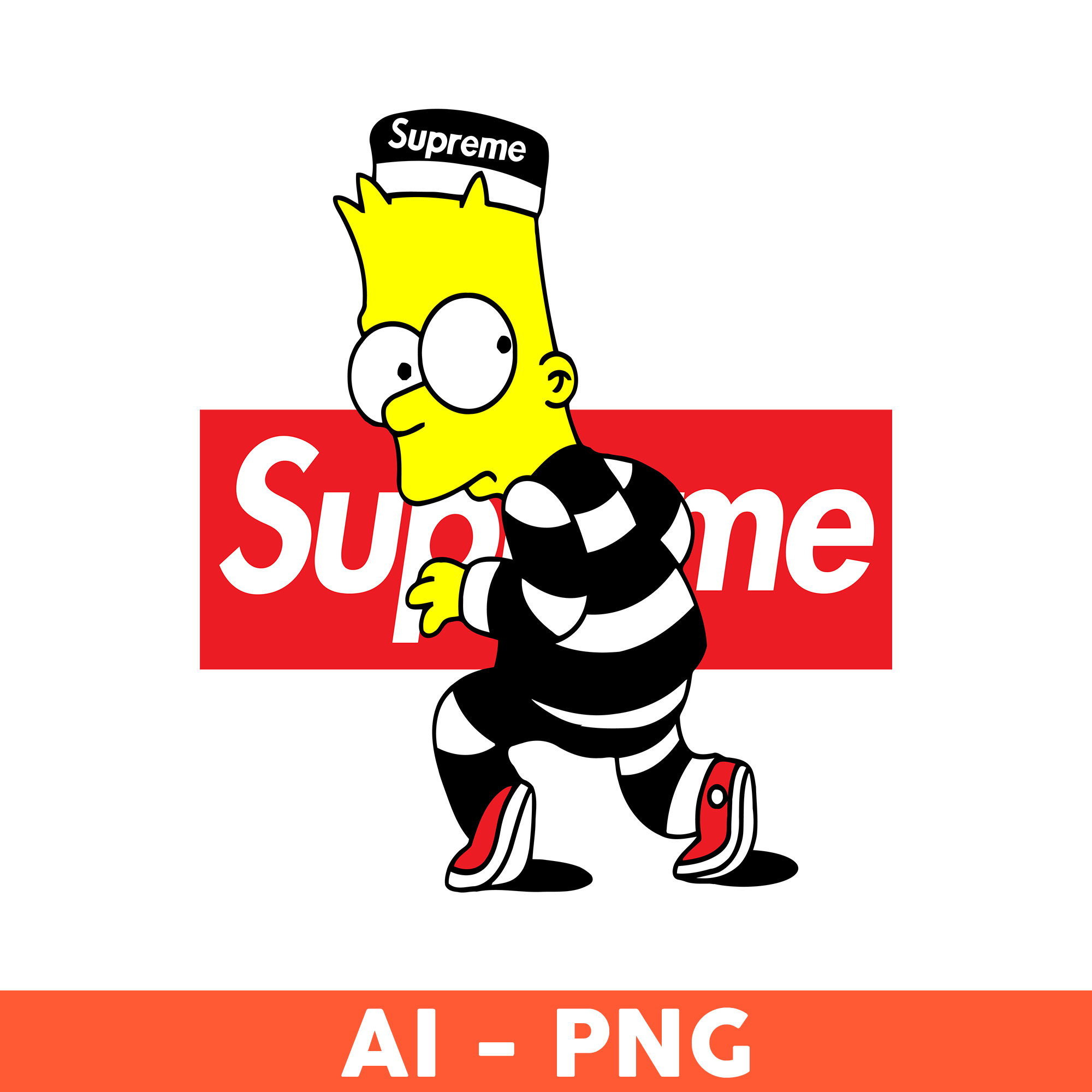 Supreme bart simpson png supreme logo png bart simpson png