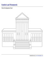 Us symbols and monuments coloring pages