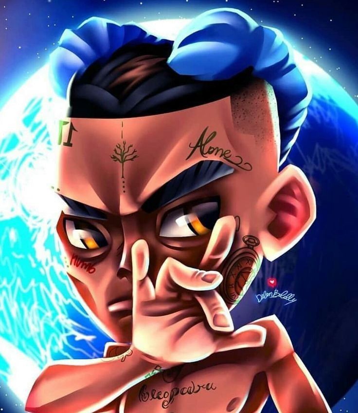 XXXTentacion Cartoon, xxxtentacion anime supreme HD phone wallpaper | Pxfuel