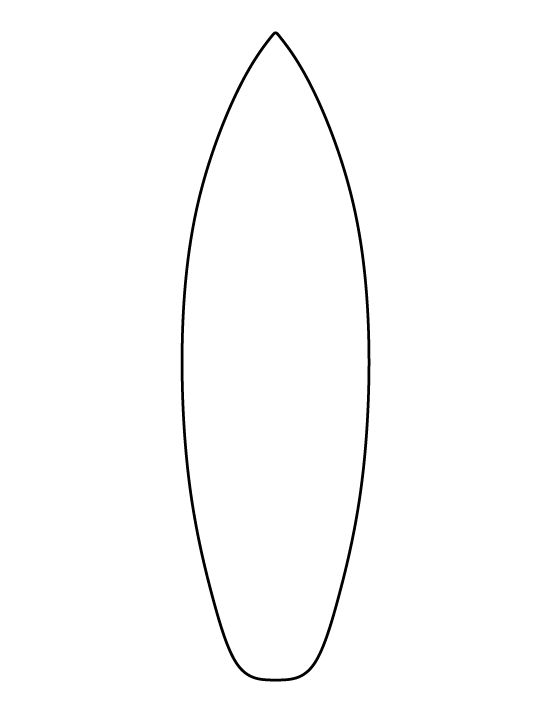 Printable surfboard template surfboard art surfboard craft surfboard