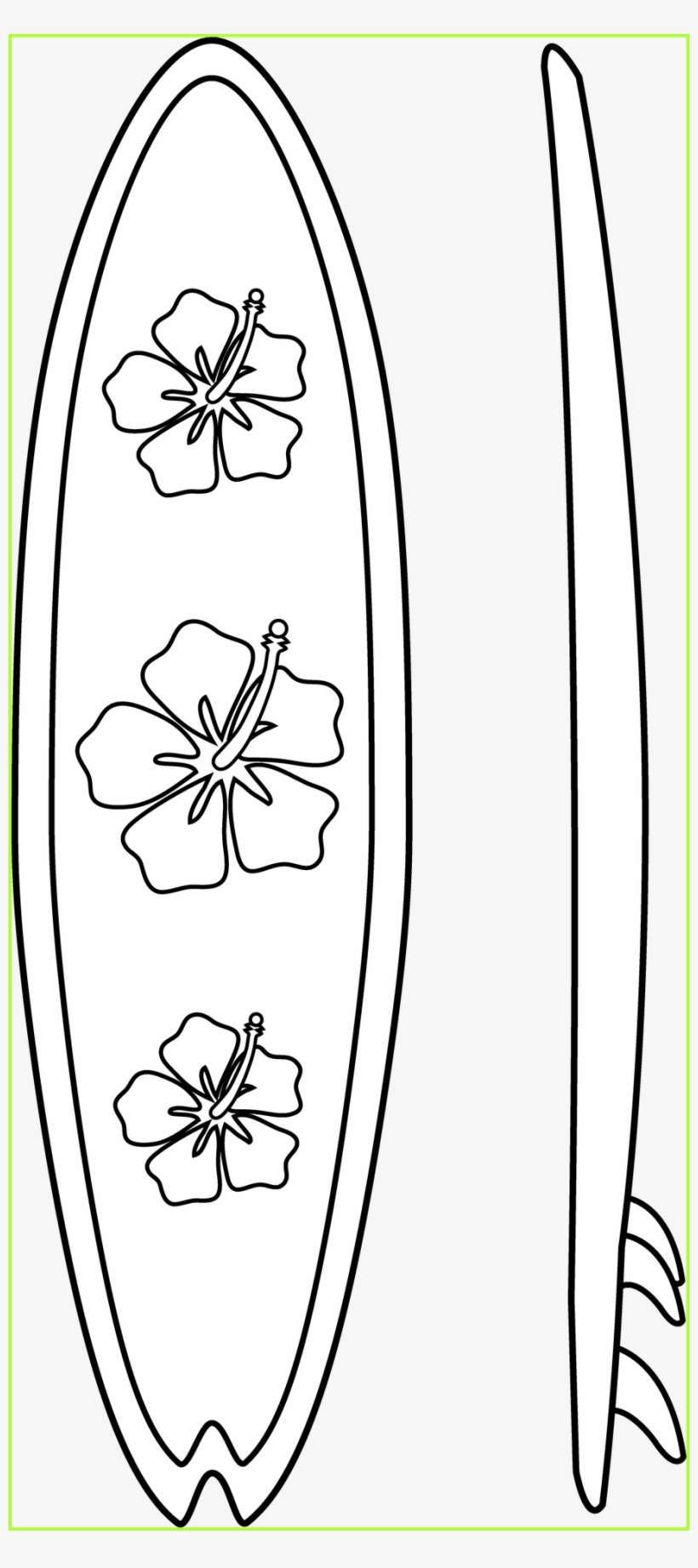 Download surfboard outline clipart jpeg