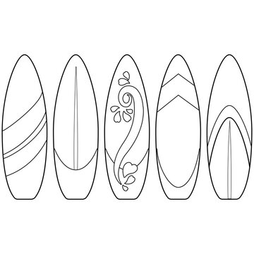 Surf board outline images â browse photos vectors and video