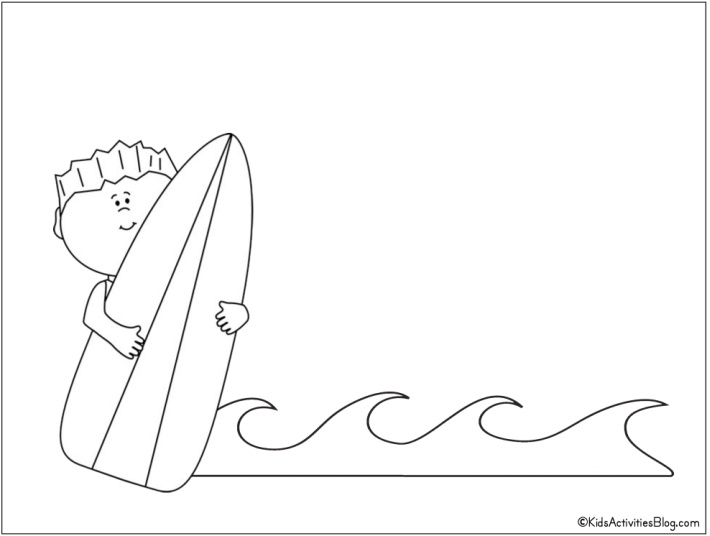 Free fun beach coloring pages for kids kids activities blog