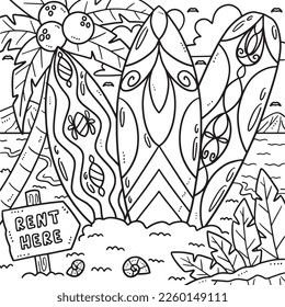 Surfing coloring page images stock photos d objects vectors