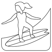 Surfing coloring pages free coloring pages