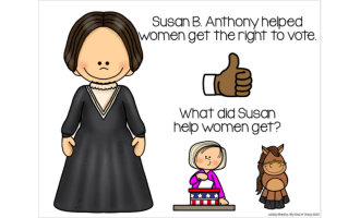 All about susan b anthony printable activity book by teach simple